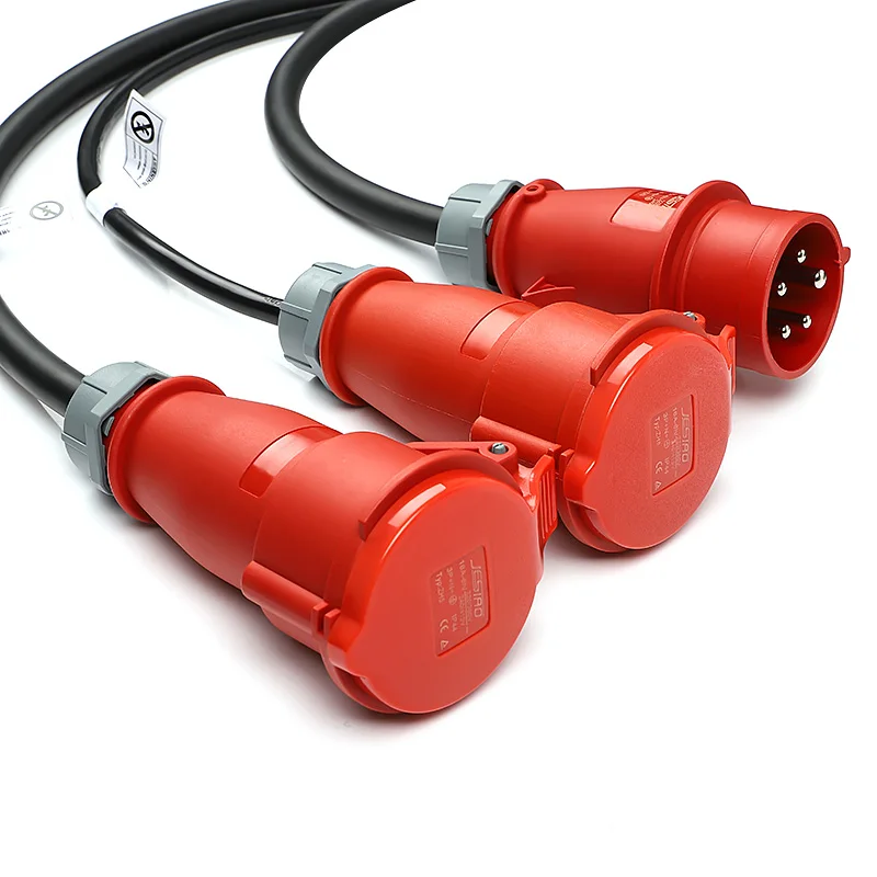 EV зарядное устройство тип 2 11 кВт Быстрая Зарядка сменный штекер 3 фазный EVSE