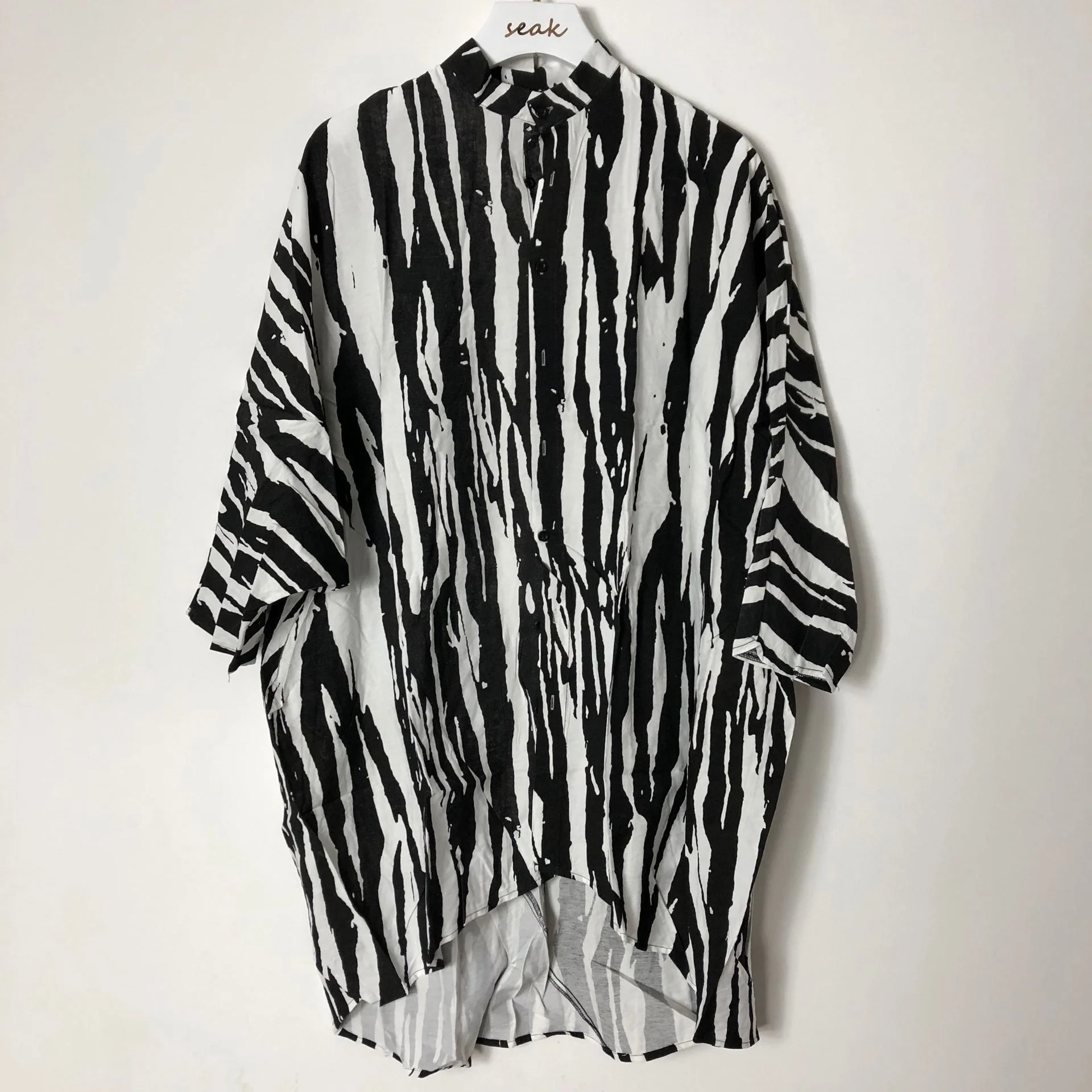 

Мужская футболка в стиле High Street seak, длинные летние футболки большого размера