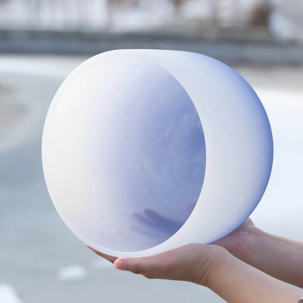 9 дюймовая полуцветная чакра третий глаз с кварцевым кристаллом для пения +