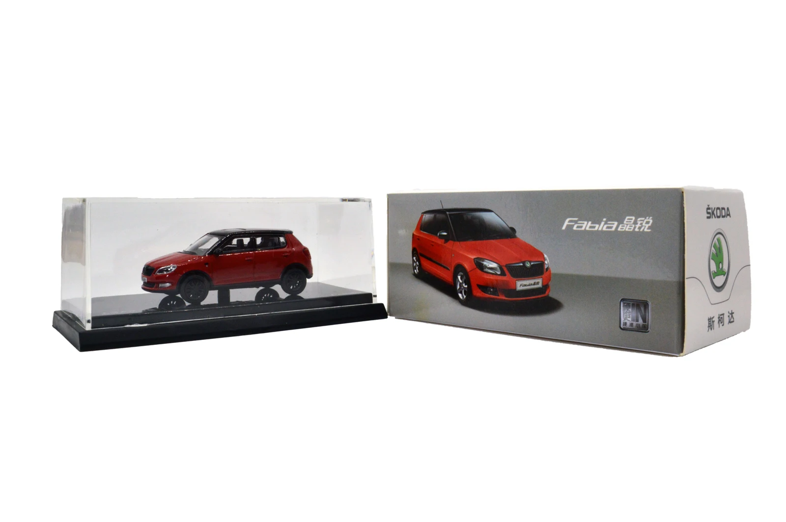 Новинка 2015 г. красная Игрушечная машина Skoda Fabia в масштабе 1:64 масштаб 1 64