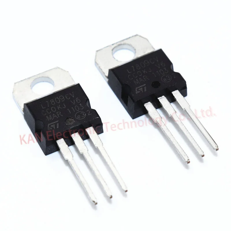 Бесплатная доставка 100 шт. L7809CV L7809 TO220 7809 LM7809 MC7809 TO-220 Новый и оригинальный чипсет IC
