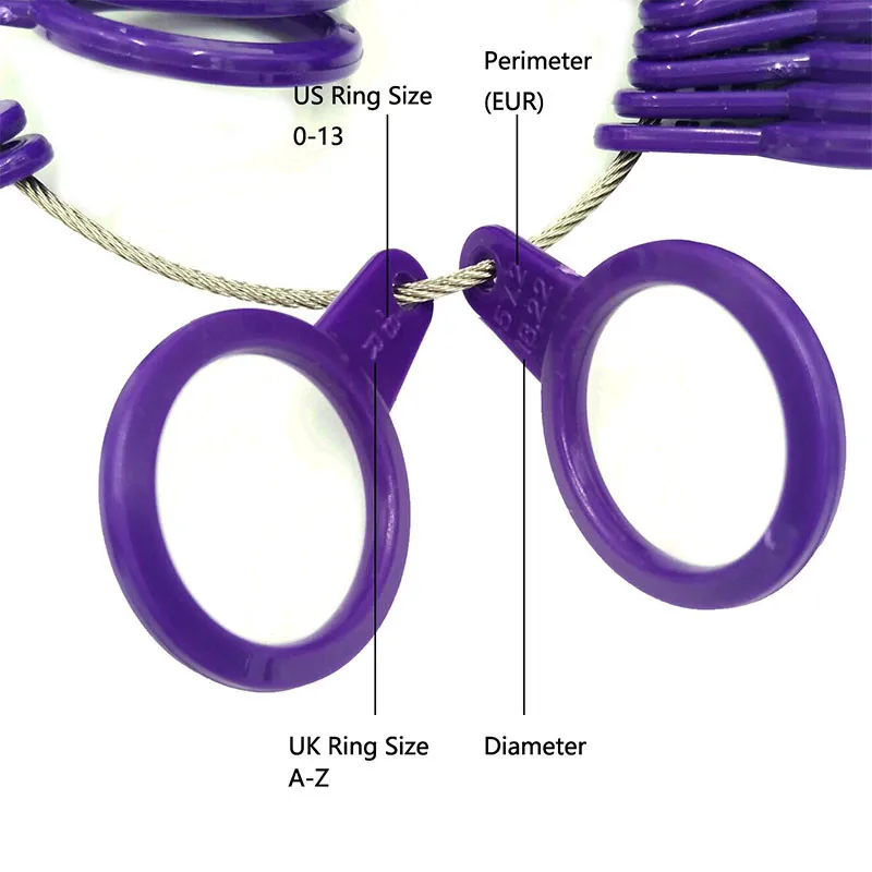 Кольцо для измерения размера r набор инструментов ювелирных изделий кольцо