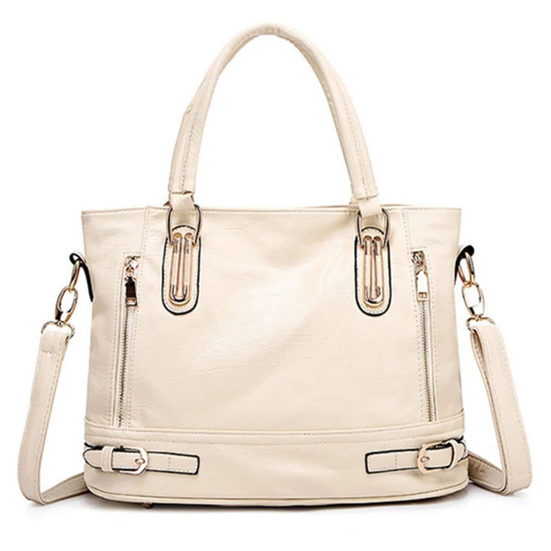 

Summer White Bag Soft Leather Luxury Handbags Women Bags Designer Handbags High Quality Ladies Hand Bag Casual Tote Sac