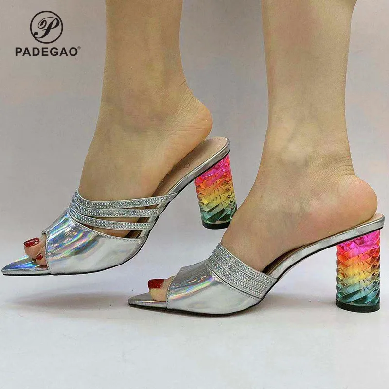 Женская свадебная обувь черного цвета в нигерийском стиле 2020 | Обувь