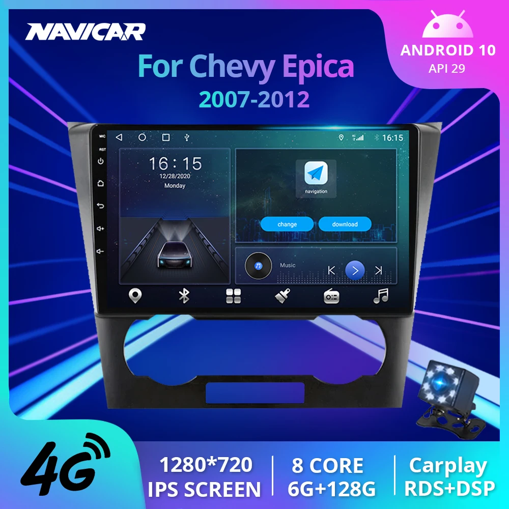 

Автомагнитола 2DIN Android 10 для Chevrolet Chevy Epica 2007-2012, Автомобильный приемник, GPS-навигация, Bluetooth-плеер, автомобильное радио NO 2Din DVD