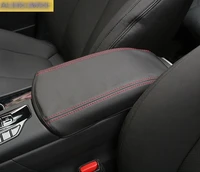 for hyundai santa fe ix45 accessories car armrest box protection cover pu leather interior decoration car styling 2019 2020