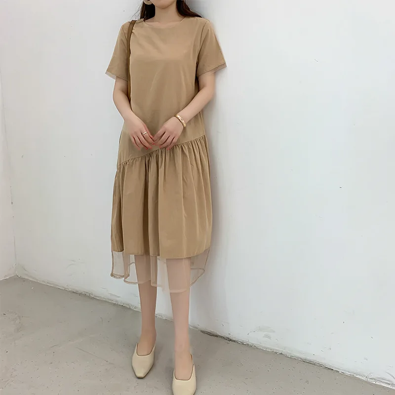 2019 модное простое свободное весенне летнее корейское хлопковое и льняное