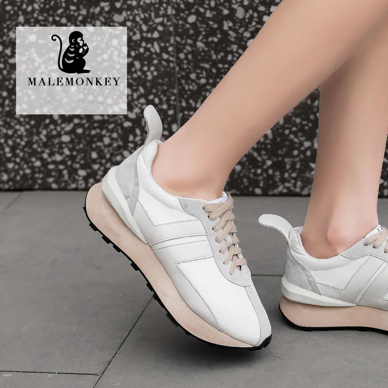 

Casual Sneakers For Women 2021 Fashion Short And Chunky Shoes High Quality Color Matching Forrest Gump Female Sneakers