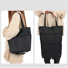 Складная продуктовая корзина, органайзер для продуктов, сумка-тележка на колесах, сумки для покупок овощей, маленькая тянущаяся тележка, сумка для покупок