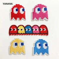 cartoon game iron on embroidered cloth patch for girls boys clothes stickers apparel garment accessories