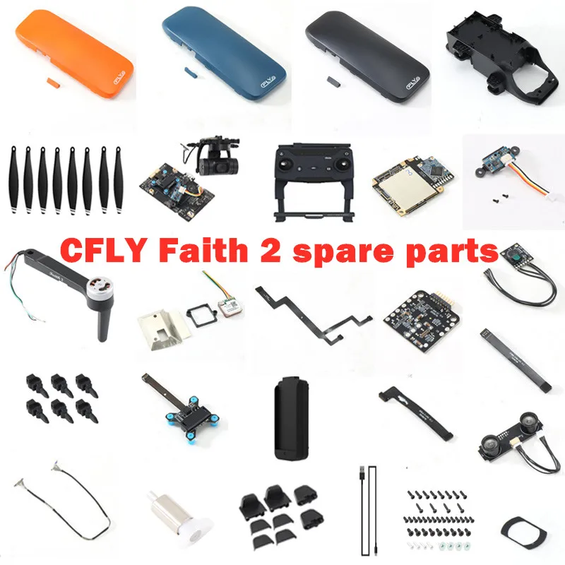Запасные части для дрона CFLY Faith 2 DF808 пульт дистанционного управления камерой