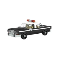 moc 1982 newyork die hard impalas policeal cars building blocks kit patrol cars assemble vehicle toys for children birthday gift