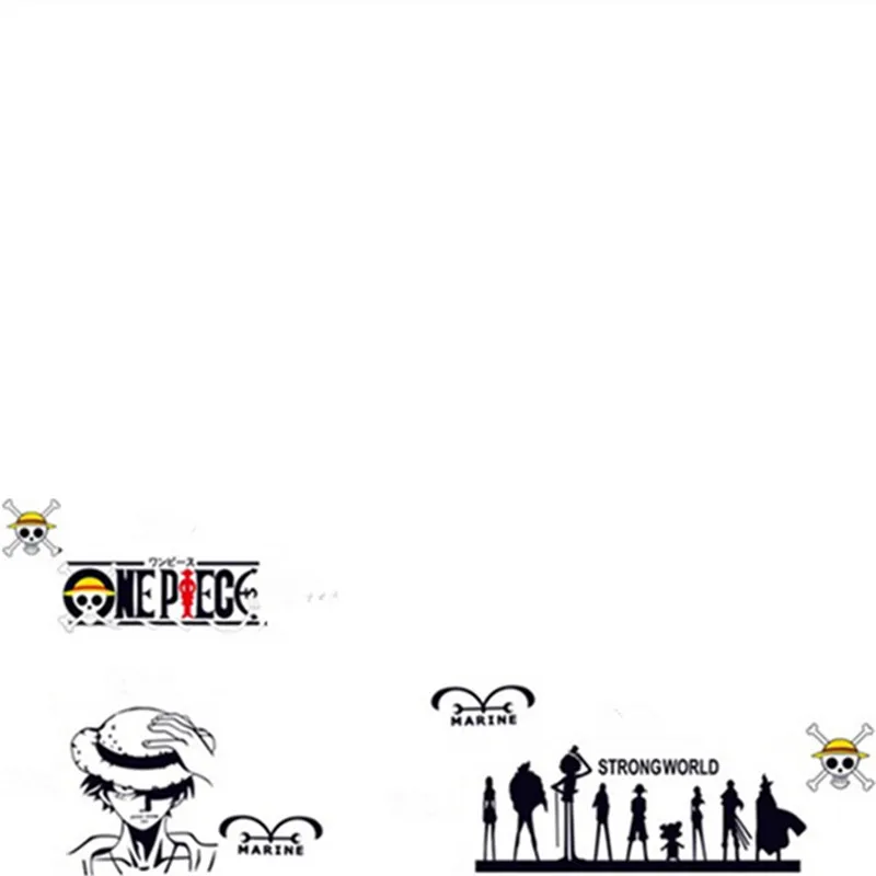 Пираты Карибского моря аниме наклейки на стены 3d Виниловые для детской комнаты