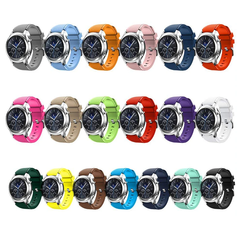 20 мм/22 мм ремешок для часов Samsung Galaxy watch 46mm 42 Active2 Active1 шестерни S3 frontier Спорт на