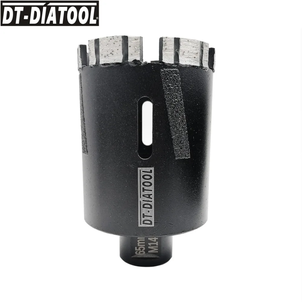 DT-DIATOOL 1 шт. M14 или 5/8-11 резьба Лазерная сварная Алмазная сухая бурильное сверло Гранит шлифовальное долото природа камень отверстие пилы