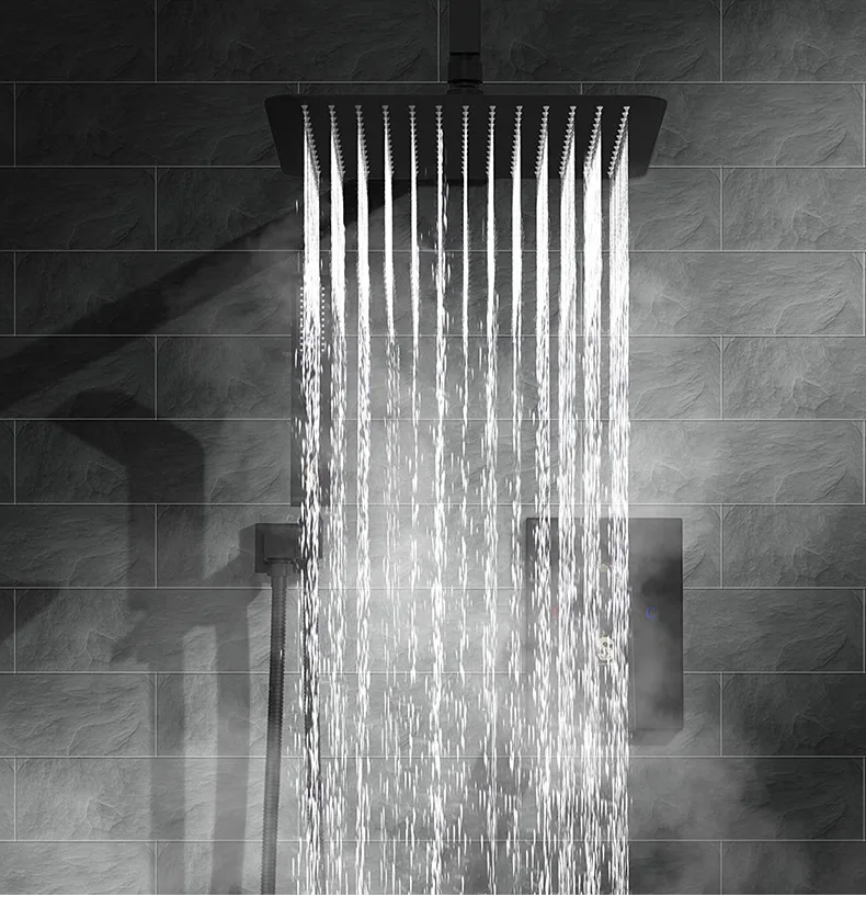 System Grohe Shower System Waterfall Wall Mount Stainless Steel Square Shower System Rainfall Chuveiro Bathroom Faucets BD50SS
System Grohe Shower System Waterfall Wall Mount Stainless Steel Square Shower System Rainfall Chuveiro Bathroom Faucets BD50SS