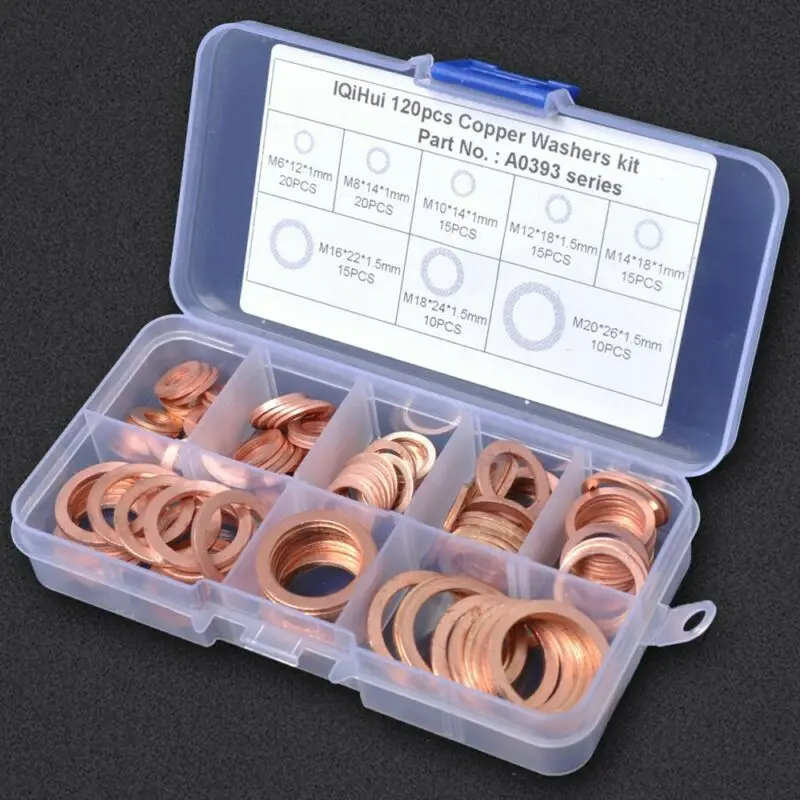 Уплотнительная плоская уплотнительная прокладка для мойки из цельной меди