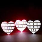 Светодиодный комбинированный светильник, коробка для письма, сообщений, A4, A5, A6, DC5V, USBбатарея, световой короб, розовый, черный, декоративный светильник на Рождество