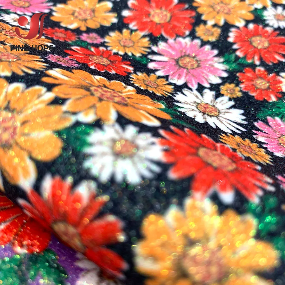 Блестящая брошь с цветочным принтом в виде маргаритки 20 х30 см | Дом и сад