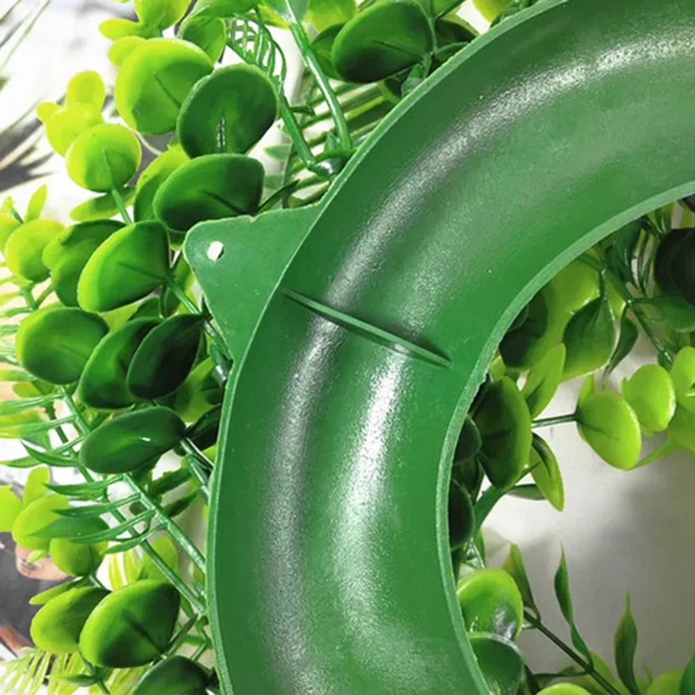 

Flower Wreath Artificial Wreaths Decor Round Leaf Garden Hanging Wedding Party Decoration Home Plant Simulation Door Garland