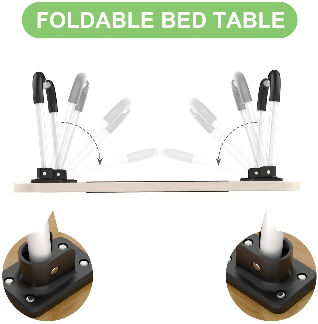 

For Russian Portable Laptop Stand Holder Study Table Desk Wooden Foldable Computer Desk for Bed Sofa Tea Serving Table Stand