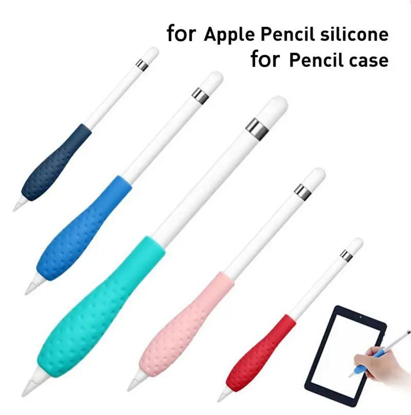 

8 Colors Suitable for Apple Pencil Silicone Stylus Pen Case for iPad Tablet Stylus Anti-fall Protective Shell
