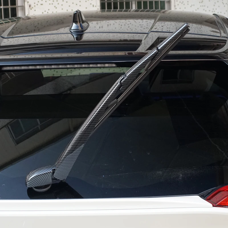 Отделка заднего стеклоочистителя из углеродного волокна крышка для Toyota CHR 2018