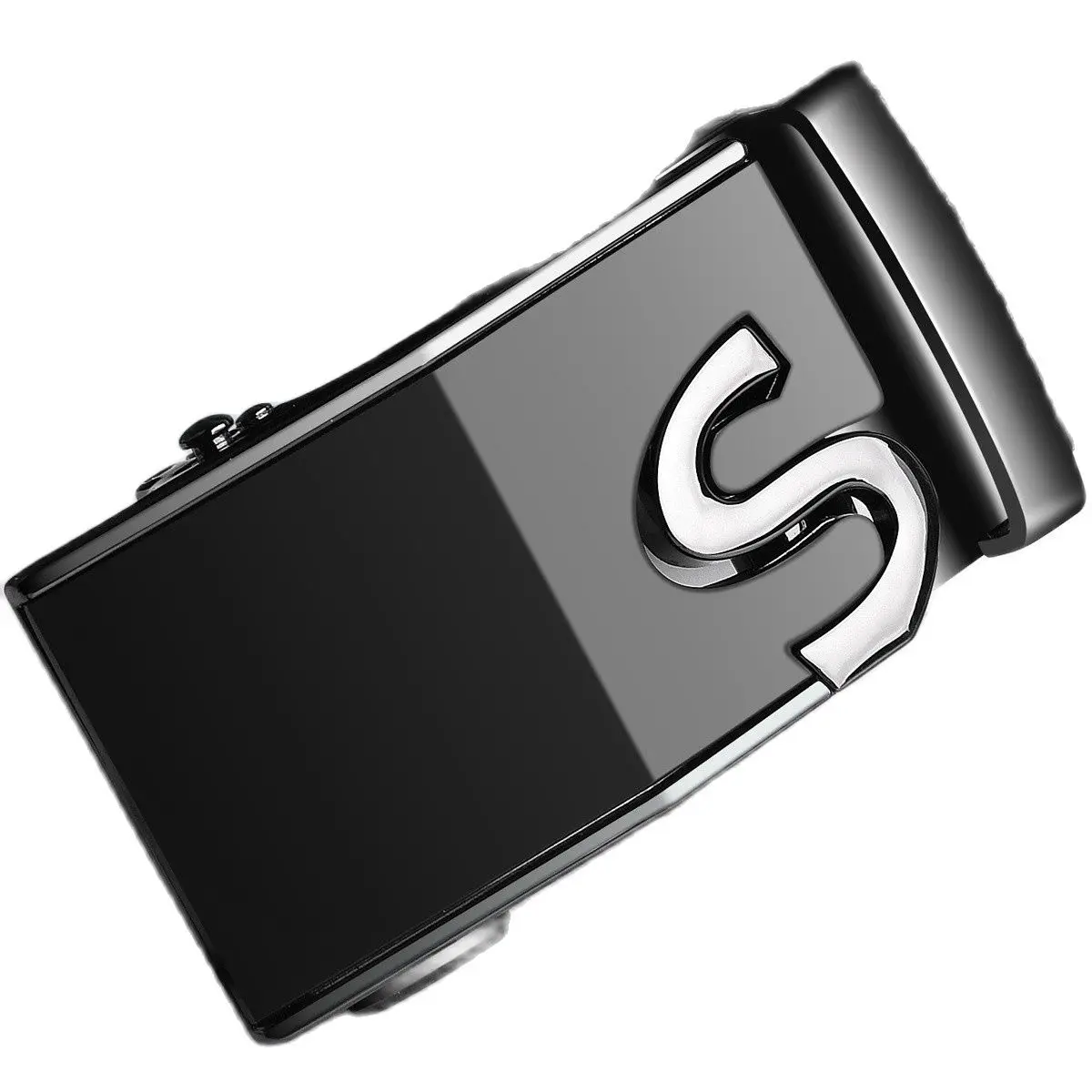 

Men Belt Salmon Printed First Layer Leather Belt For Men Youth Automatic Buckle Fashion Business Casual Cowhide Belt