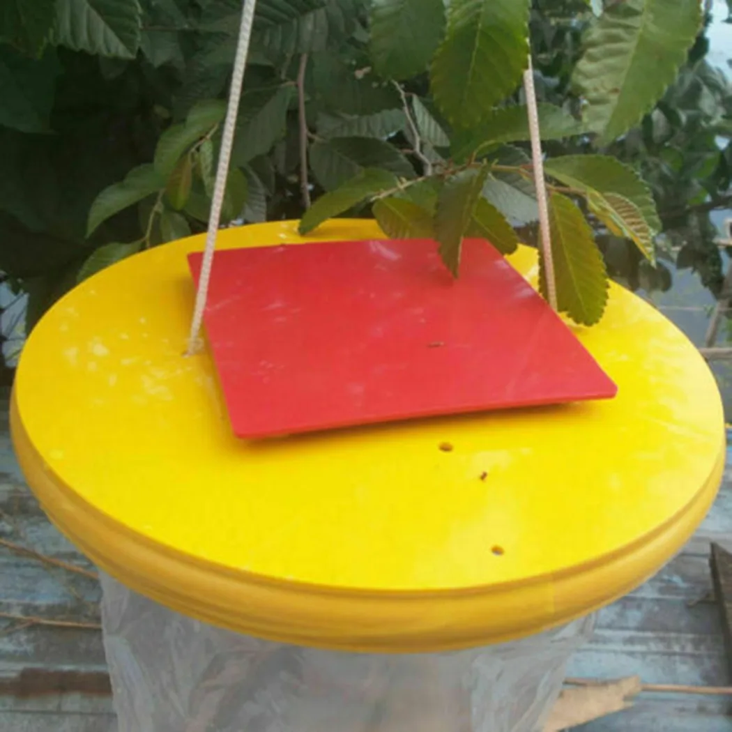 

Flies Catcher Fly Trap Fly Gardens Hygenic Non-toxic Outdoor Red Insects Top