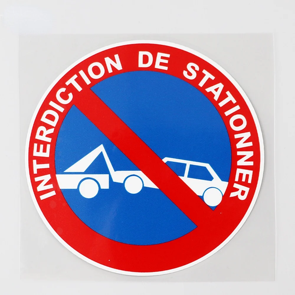 

Classic Design No Parking Decal Prohibition Stationement Car StickerClassic waterproof KK12*12cm