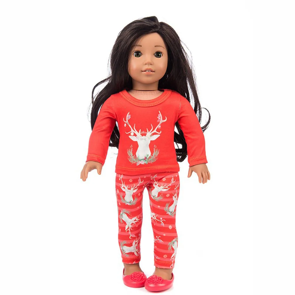 

Pants American Girl Doll Clothes Toy Shirt Chirstmas Inch 18 Accessory Boy For Education
