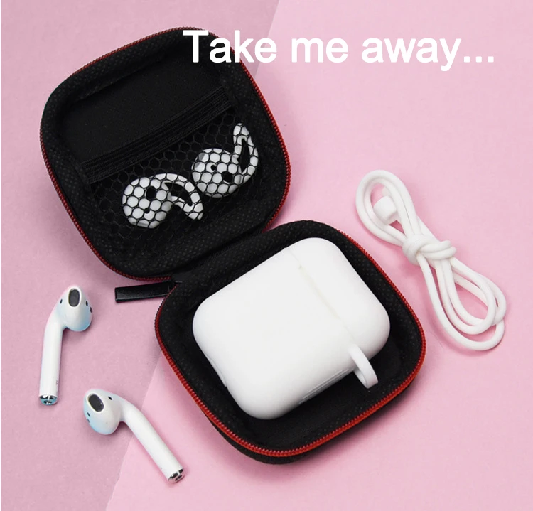 Идеальный чехол 6 в 1 для airpods 2 милые аксессуары защиты от потери Apple Airpods защитный