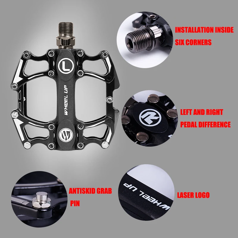 Одна пара велосипедных педалей подшипники из алюминиевого сплава для горного