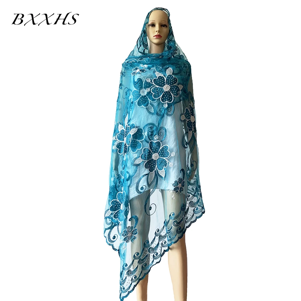 Оптовая цена! Африканский мусульманский женский шарф мягкий большой размер