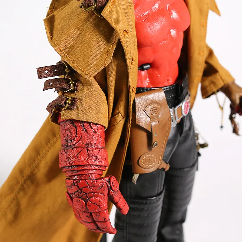 Горячие игрушки Hellboy II 2 Золотая армия ПВХ фигурка Коллекционная модель игрушки(настоящая одежда