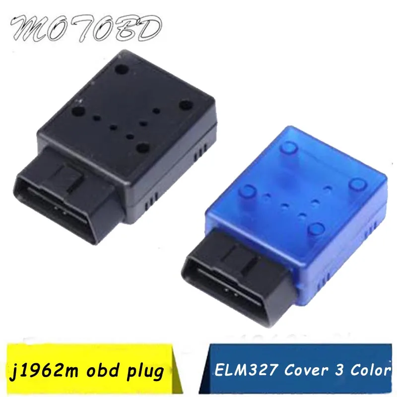3 цвета ELM 327 OBD2 OBD 2 OBDII OBD-II адаптер сопряжения разъем ELM327 bluetooth J1962M разъем с корпусом