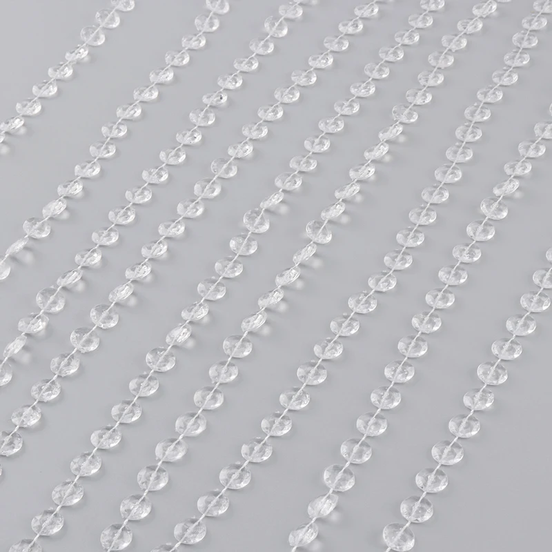 Акриловые кристаллические нити для занавесок подвесная люстра гирлянда