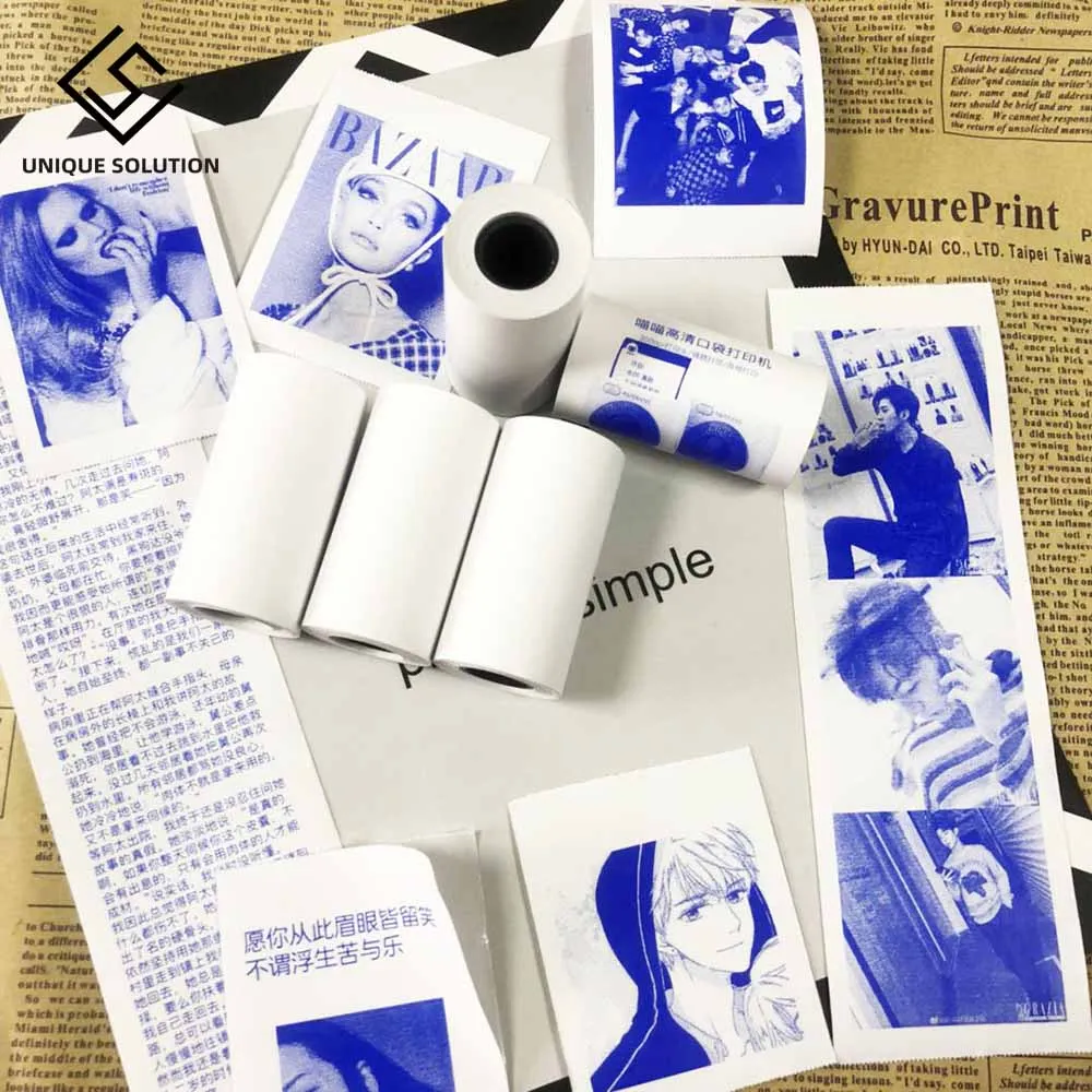Новый продукт для MEMOBIRD PAPER ANG синяя наклейка термобумажная 57*30 s этикетка бумага 2