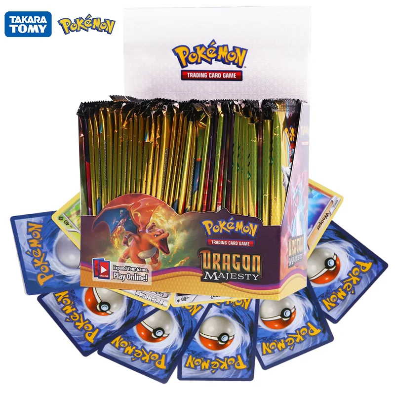 324 шт. карты Pokemon TCG: Дракон величество меч и щит Солнце Луна эволюции английская