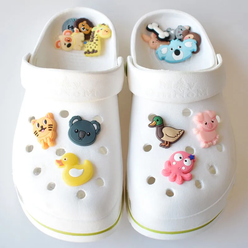 

6pcs Unicorn Series High Imitation Shoe Charms Cute Cartoon Decorations Decor Buckles Accessories Fit for Croc Kids Gift
