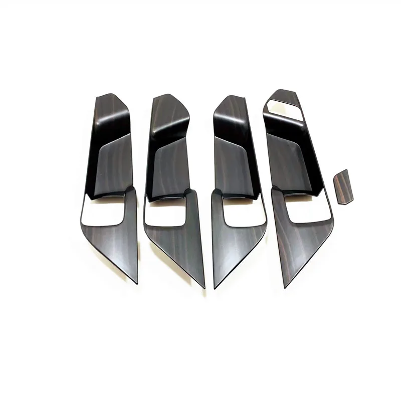 

ABS Wood grain LHD Car inner door Bowl protector frame Cover Trim Sticker car styling For Toyota RAV4 2019 2020 accessories