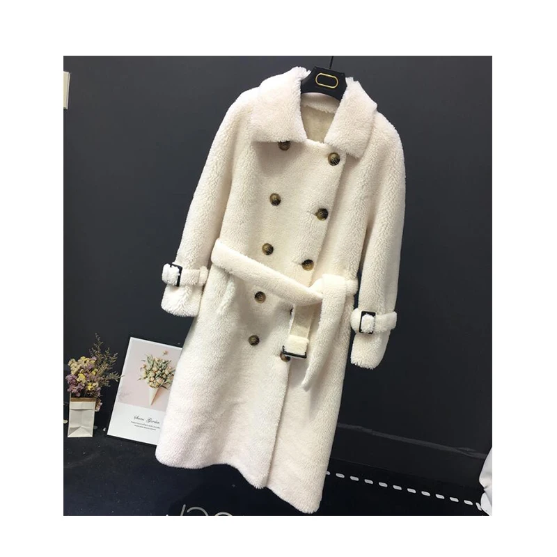 Шуба женская теплая большого размера из искусственного меха | Женская одежда