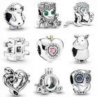 Бусины-шармы из серебра 925 пробы для браслета Pandora