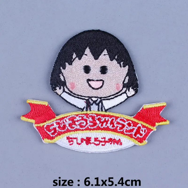 DIY бутиковые нашивки в японском стиле Мультяшные термоклейкие вышитые на одежду