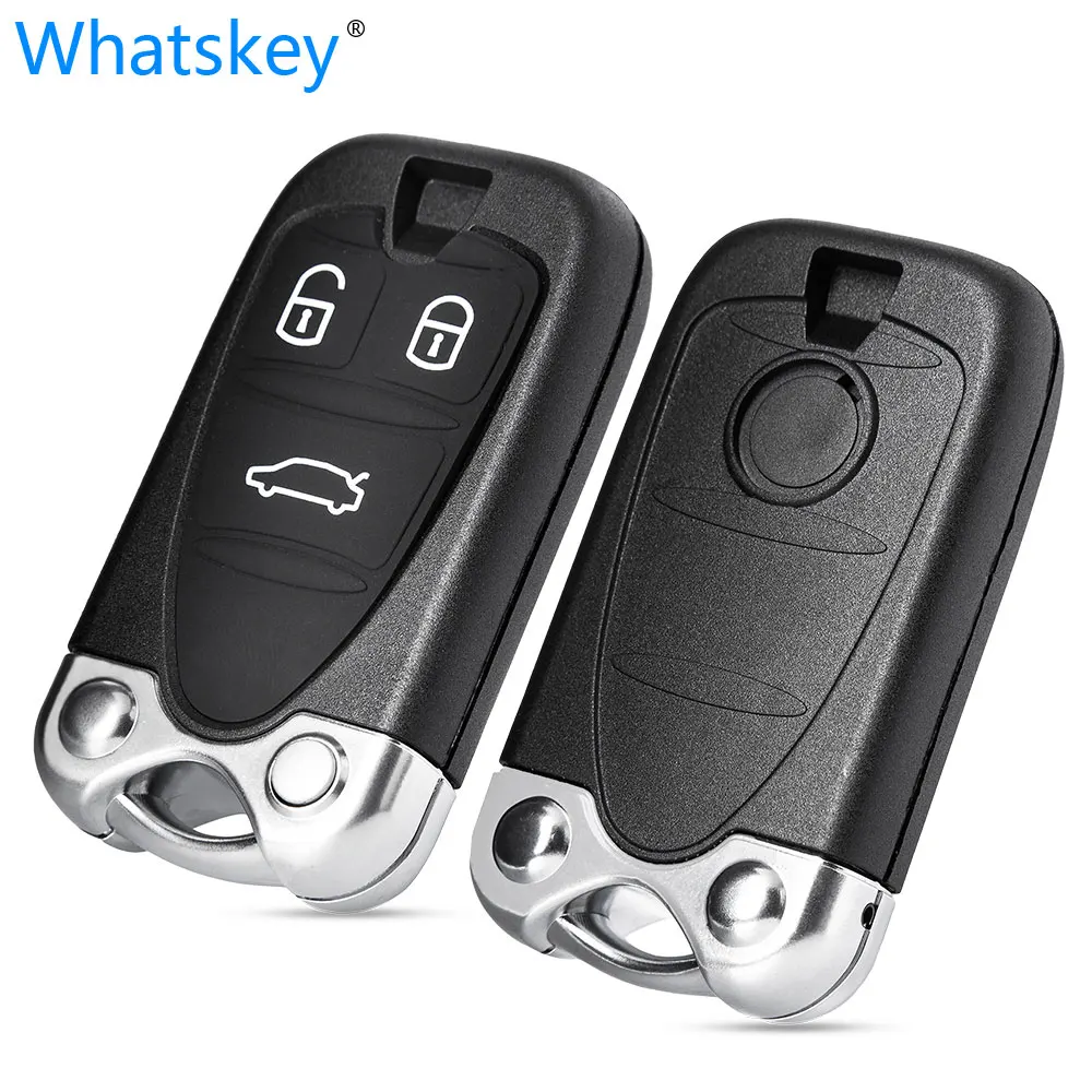Whatskey Car Remote Key Shell Case For Alfa Romeo 156 159 Giulietta Brera Spider GT Replace Keyless Go Promixity Card Cover | Автомобили и