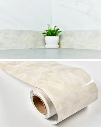 Marble ATG Мраморные самоклеющиеся линии талии обои водонепроницаемые декоративные стены границы пленки гостиной пол коридора окантовочная линия наклейка - Цвет: Marble ATG