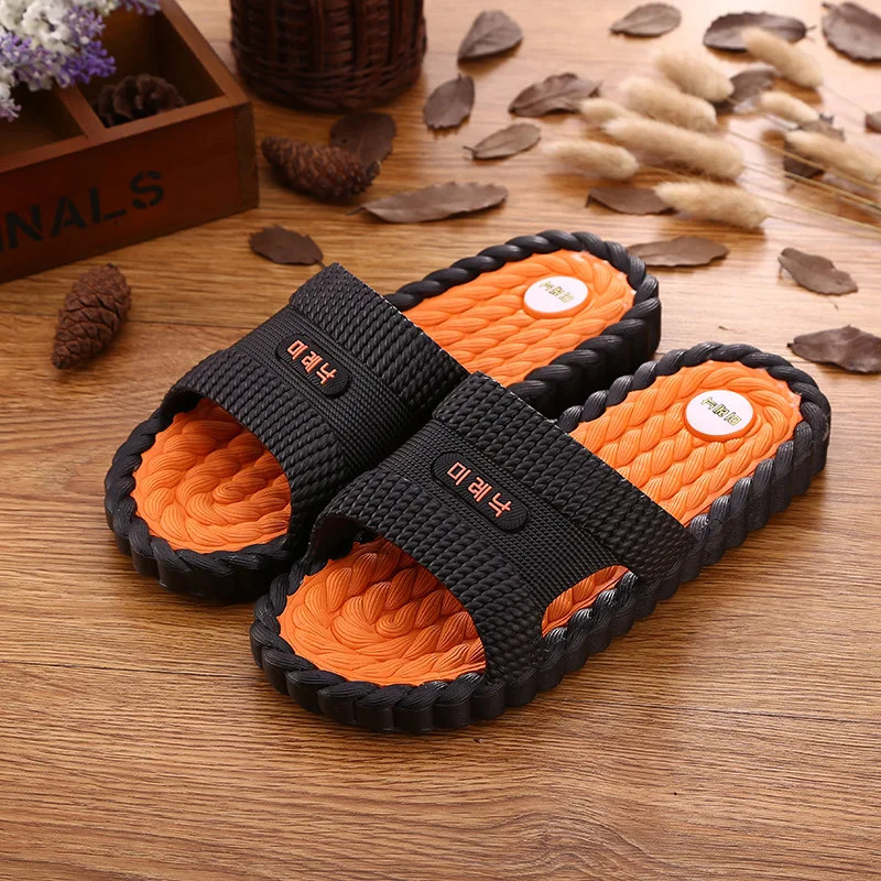

Summer men's slippers, home bathroom and outdoor wear, couples drag indoor and outdoor slippers, women's plastic shoes