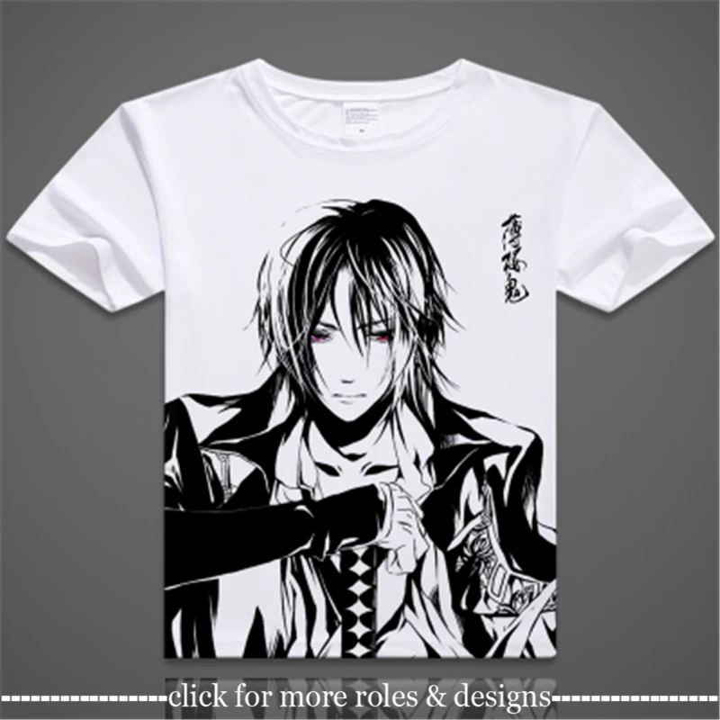 Футболка унисекс с коротким рукавом для косплея Hakuoki Тошизо Хиджиката |