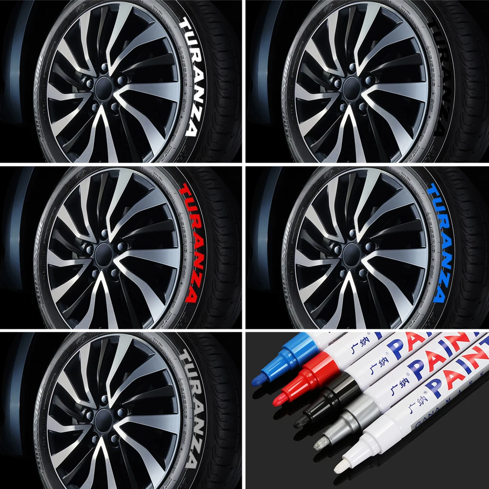 1 Pcs Car Paint Pen Auto Wheel Tire Oily Painting Mark For Mazda 2 3 6 CX-5 Atenza CX-7 CX-9 CX-3 CX-4 CX-8 MX5 | Автомобили и