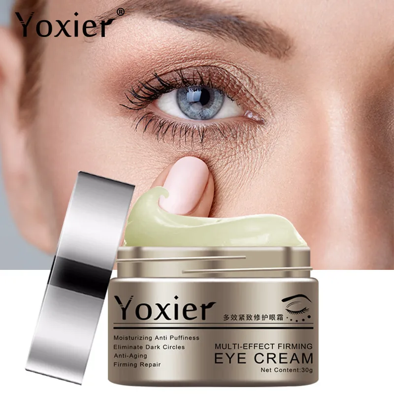 

Yoxier Snail Eye Cream Lighten Dark Circles Eye Bags Anti-Aging Anti-Puffy Firming Fine Lines Moisturizing Eyes Skin Care 30g